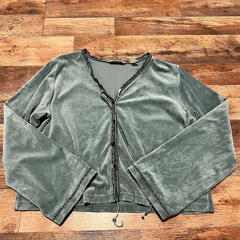 Victorias Secret Country | Gold Label Velvet Top
